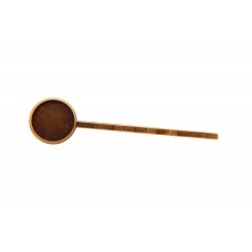 Haarspange für Cabochons, bronzef., 12mm
